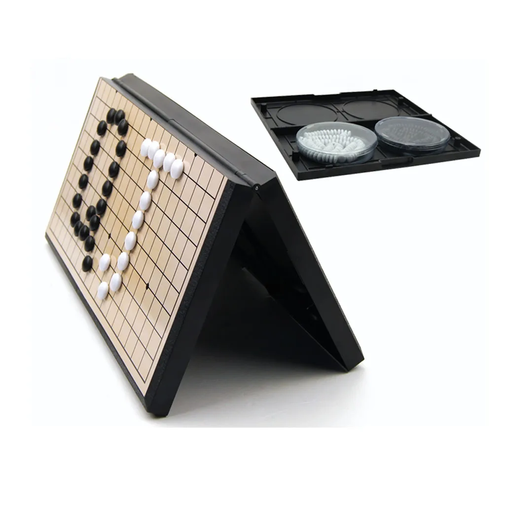 

Игровой набор Go, шахматная доска, складная игра Goban 301, набор магнитных камней WeiQi Puzzle, игрушки для детей