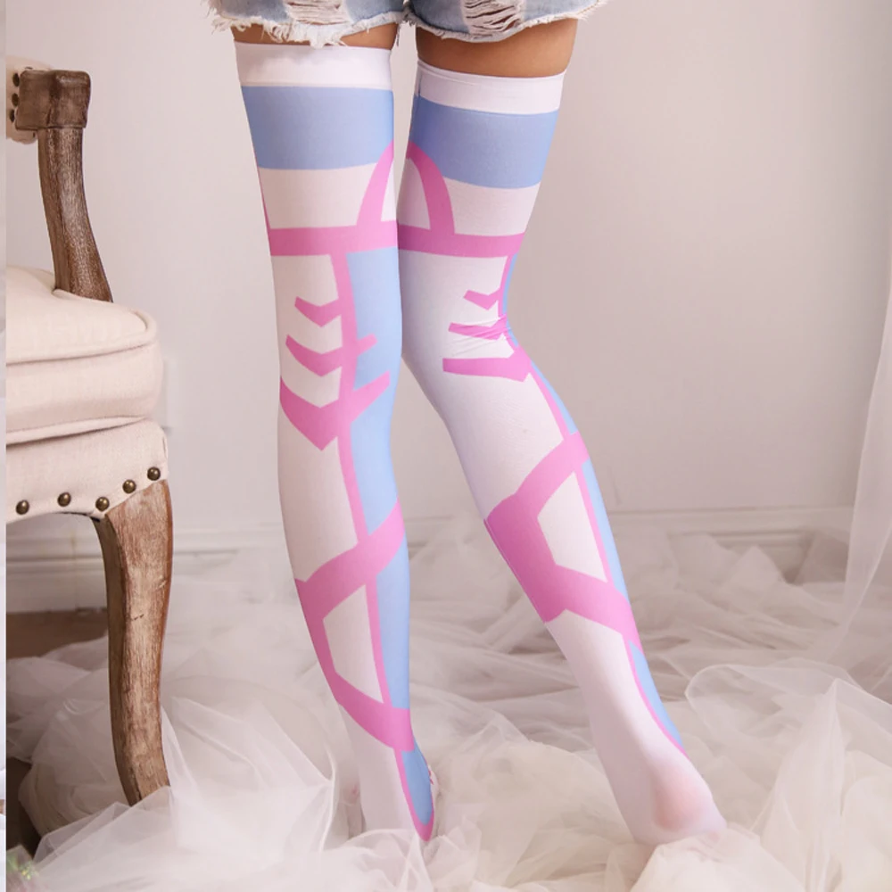 VEVEFHUANG Kосплей японский OW DVA Для женщин Гольфы плотные kawaii для девочек в стиле
