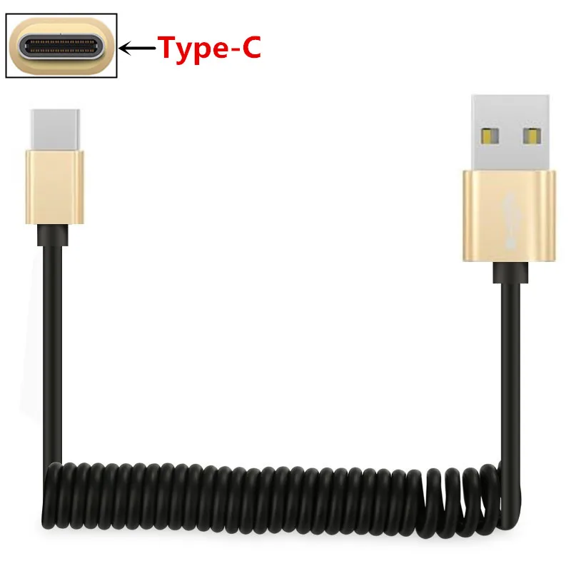 Весеннее автомобильное зарядное устройство с usb-портом Type-C QC 3 0 быстрое для Samsung
