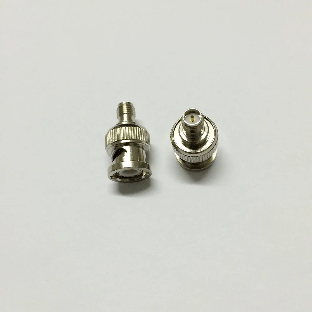 Переходник BNC штекер на RP SMA Гнездовой разъем никелированный РЧ коннектор прямой