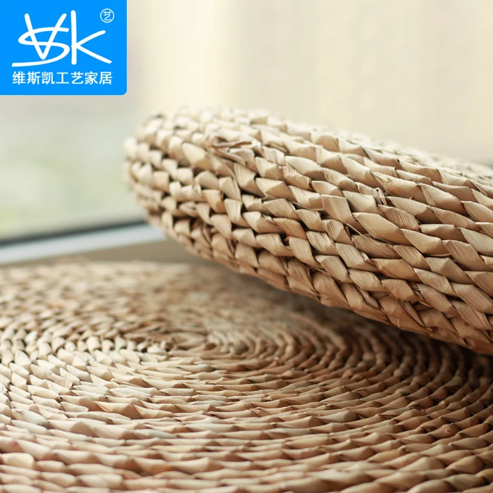 Tatami соломенная оплетка piaochuang Коврик для медитации futon йоги утолщенный коврик