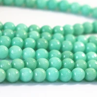 fashion 2 type stone amazonite roundfacerted round loose beads 4mm 6mm 8mm 10mm 12mm high quality diy jewelry 15inch b21