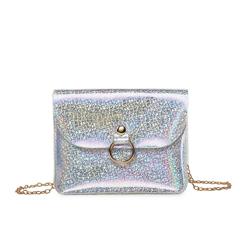 

Women shoulder bags lady of quality bag 2018 new style Korean version of chic Sequins covered square bag crossbody bag femina
