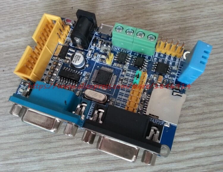 

Free shipping STM32F103C8T6 board RS485 DHT11 CAN temperature and humidity 2 TF RS232
