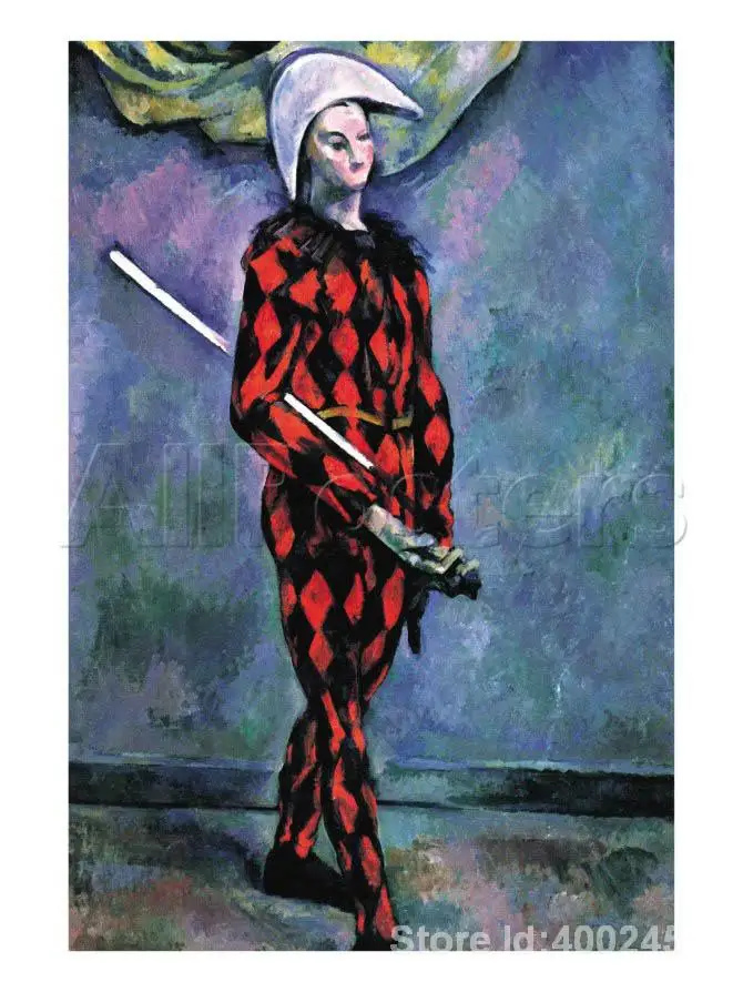 Известные картины Павла сезанны арлекен декоративное искусство ручной работы