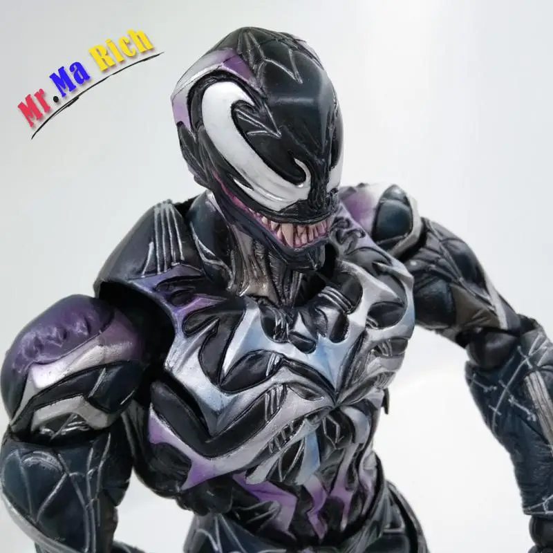 26 см Человек-паук Venom фигурку ПВХ аниме Мститель фигурка игрушка кукла модель