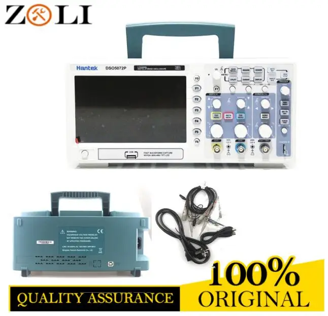 2019 Hantek DSO5072P 70 МГц 2 канальный Настольный осциллограф 1 Гвыб/с частота