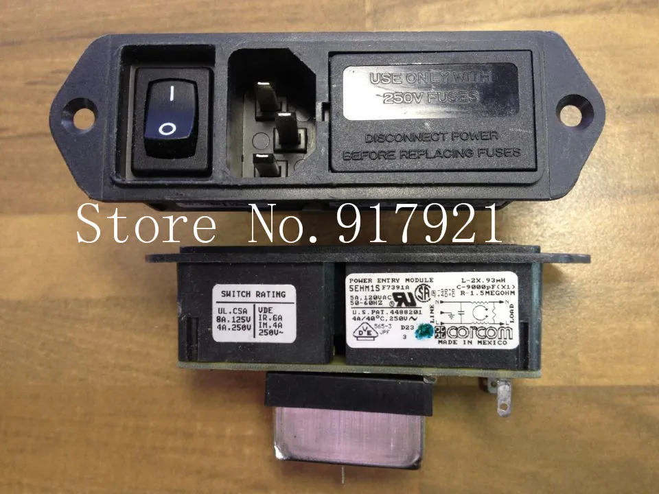

[ZOB] The United States CORCOM 5EHM1S import / filter / socket / switch / fuse --5pcs/lot