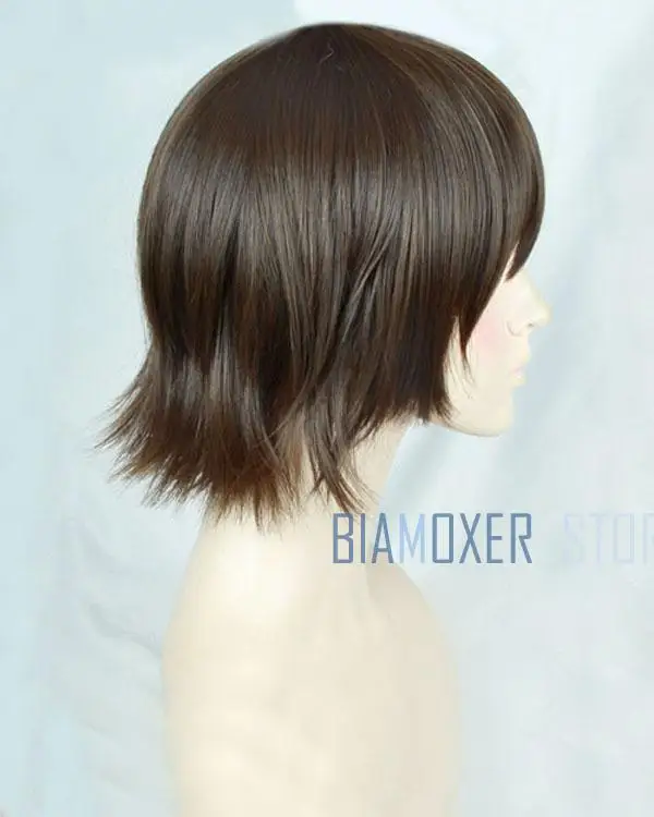 Biamoxer Final Fantasy XV FFXV FF15 Ирис амицития Косплэй Парики Короткий льняной сером и