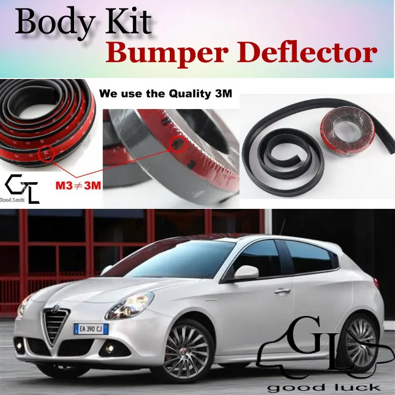 Дефлектор губ на бампер для Alfa Romeo Kamal AR передняя юбка спойлера ДЛЯ TOPGEAR Friends тюнинг