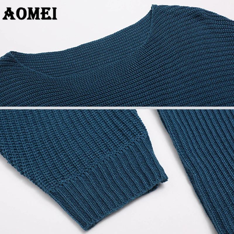 Women Pullover Sweater Mini Dress pull long Femme Autumn Knitted Tops Sexy Girls Casual Fashion Fall Winter Knitting Slim Jumper | Женская