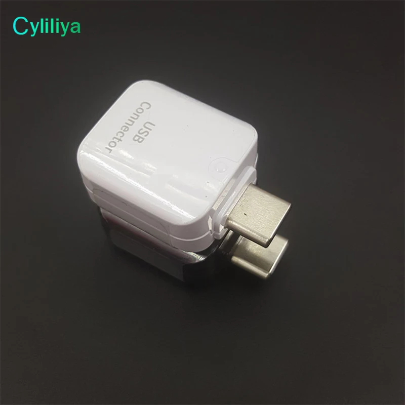 Абсолютно новый оригинальный разъем адаптера Type C для Micro + USB OTG Samsung Galaxy C9 S8