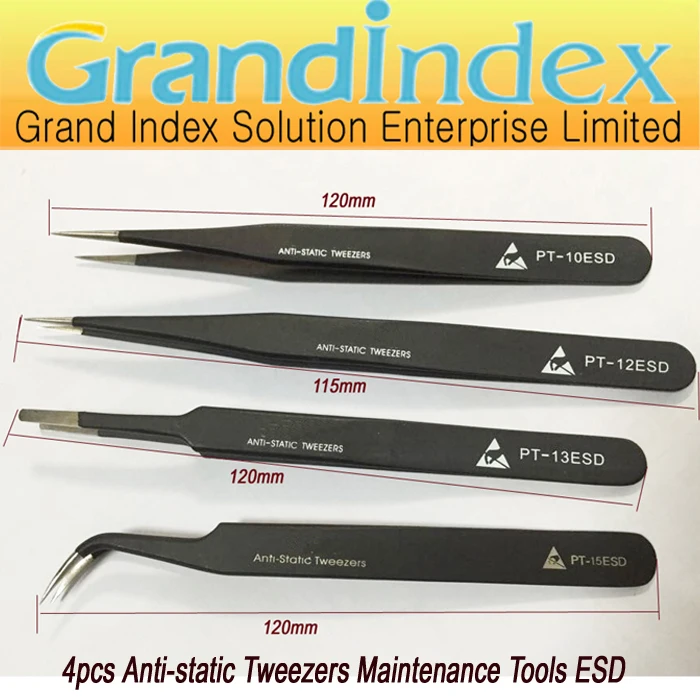 4 шт. безопасные Антистатические Пинцет техническое обслуживание инструменты