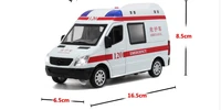 vehicles plastic ambulance alloy model toy van car child educational electronic flashing children birthday gifts funny toys 2021