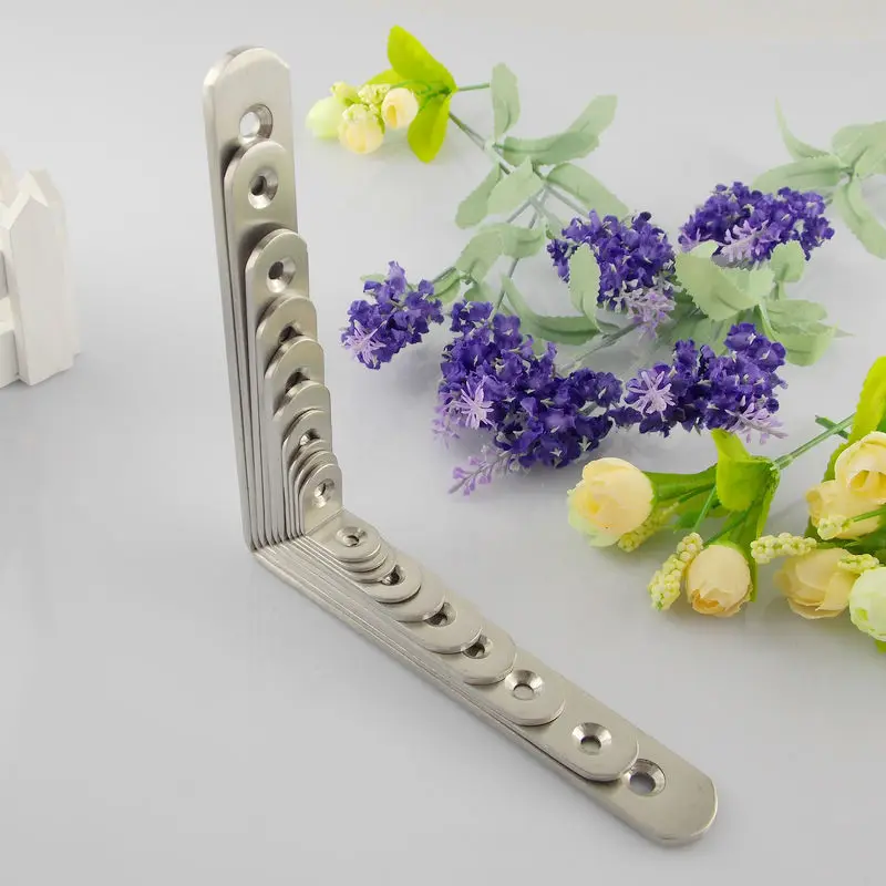 10 шт. толстый прямоугольный кронштейн из нержавеющей стали угловые звенья 90