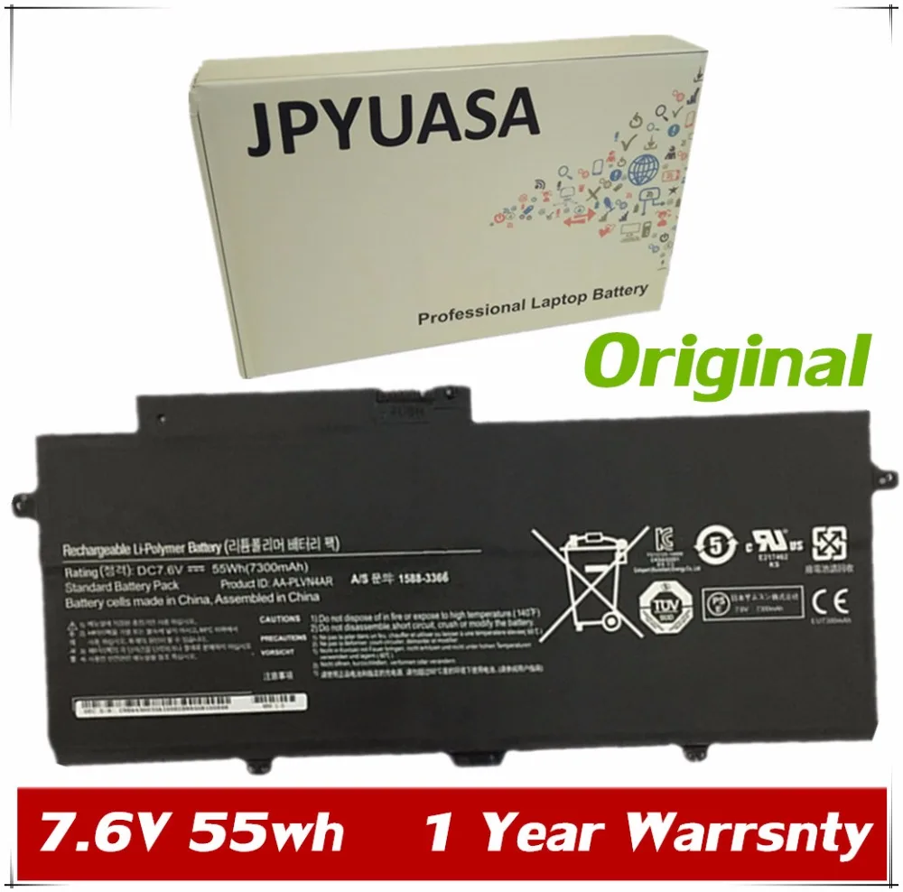 7XINbox 7.6V 55wh 7300mAh Original AA-PLVN4AR Laptop Battery For SAMSUNG NP-940X3G NP-910S5J NP-930X3G 940X3G NP910S5J 7XINbox 7.6V 55wh 7300mAh Original AA-PLVN4AR Laptop Battery For SAMSUNG NP-940X3G NP-910S5J NP-930X3G 940X3G NP910S5J