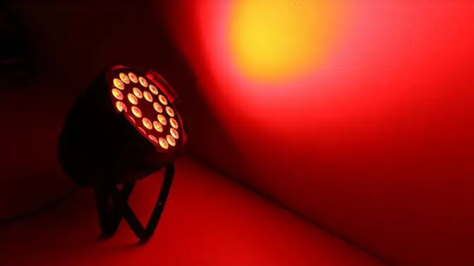4 шт. 24x18 Вт полноцветный LED par свет DMX RGBWA + UV 6in1 светильник в виде барабана
