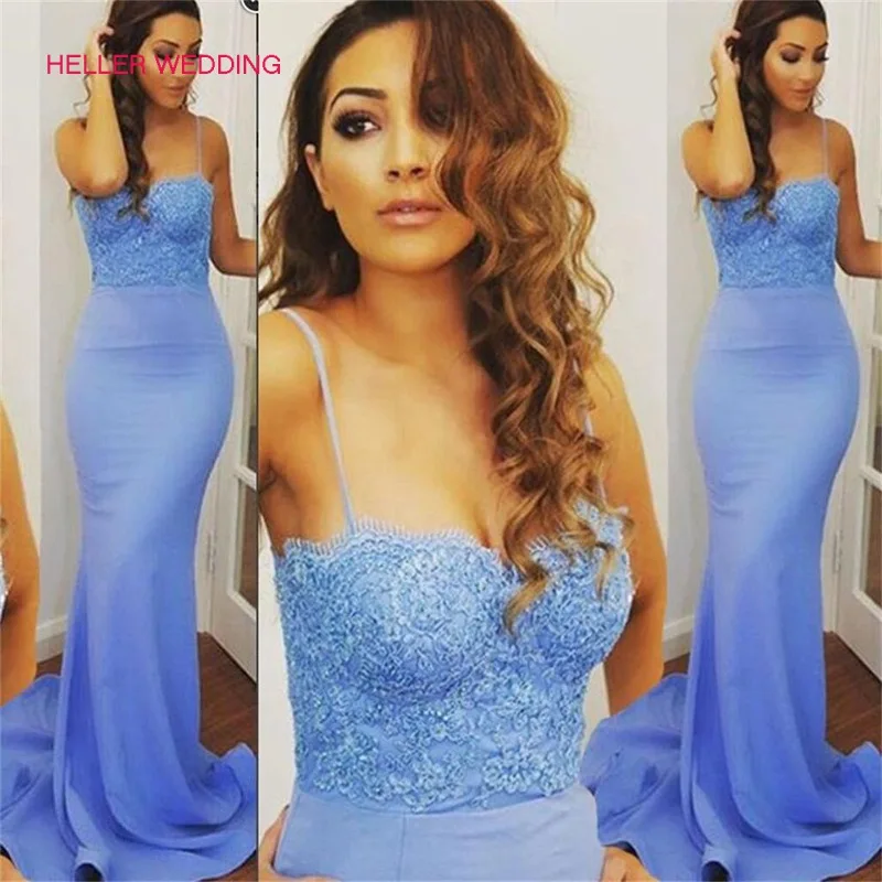 Элегантные платья для подружек невесты синие кружевные свадебные женщин|Платья