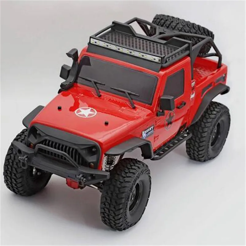 Red RGT EX86100 PRO Kit 1/10 2,4G 4WD Rc автомобиль электрический скалолазание гусеничный без электронных деталей RC автомобиль игрушки для улицы автомобиль игрушка - Цвет: Red