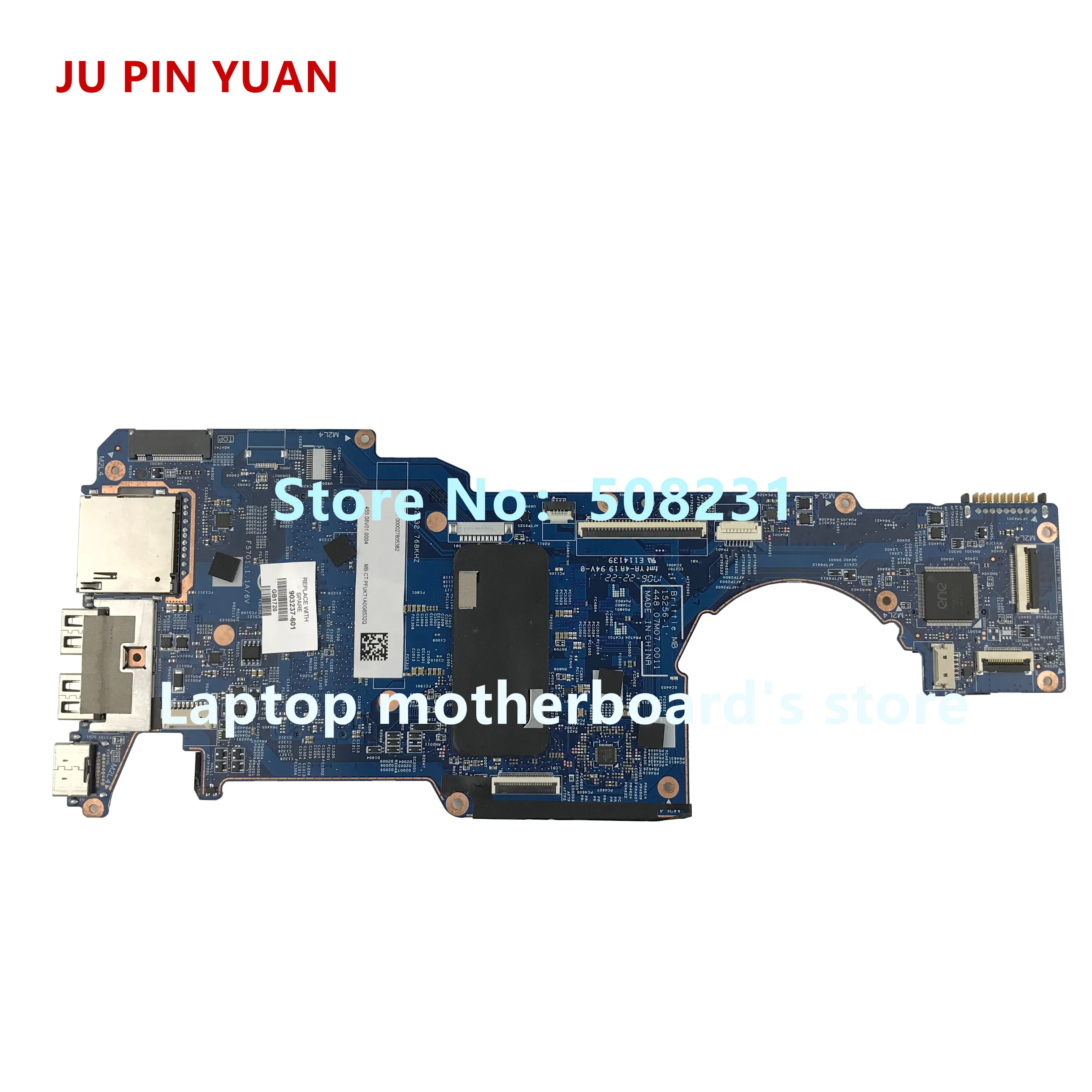 JU PIN юаней дороже; 903237-601 448.07M06.0031 903237-501 для hp Pavilion x360-трансформер 13-U M3-U материнская плата портативного компьютера с i5-7200U