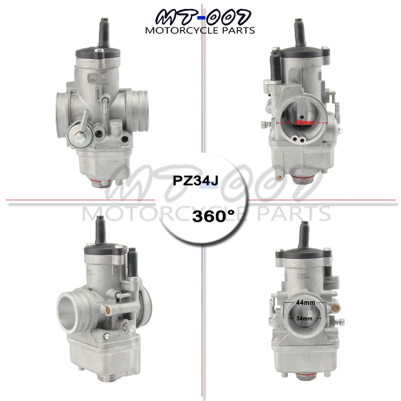 JK PZ34J мотоцикл 34 мм карбюратор для 177 мм Zongshen 250cc с водяным охлаждением 4 клапанный двигатель NC250 Dirt Bike ATV Quad