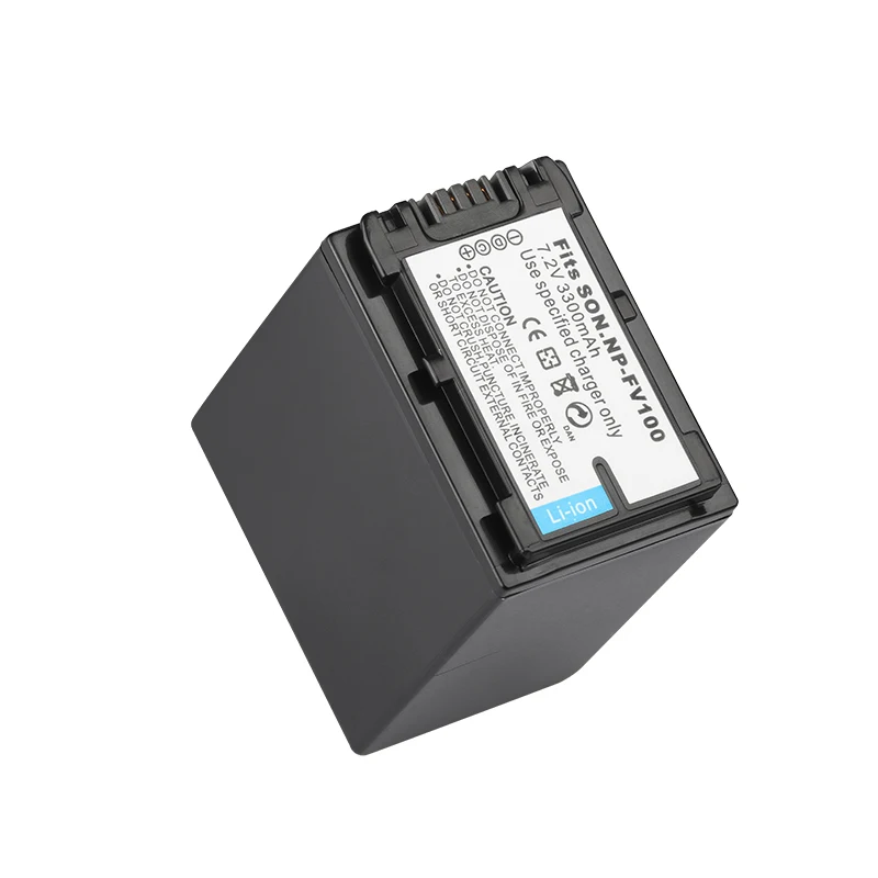 Dinto 1pc 3300mAh NP FV100 NPFV100 перезаряжаемая батарея для камеры Sony HDR XR550/E HCR XR350/E FH30