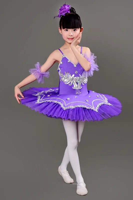 Детское балетное платье-пачка юбка маленького лебедя танцевальная принцессы