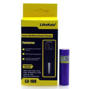 Liitokala Lii-100 1.2V 3.7V 3.2V AA 18650 18350 26650 10700 21700NiMH lithium battery charger M26 2600mAh power Battery