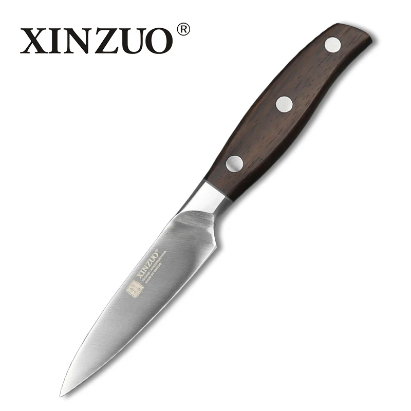 Zhi-Paring Knife XINZUO брендовые высококачественные кухонные ножи Santuko Cleaver из немецкой нержавеющей стали для очистки овощей 3,5+ 5+ 7+ 8+ 8 дюймов - Цвет: Zhi-Paring Knife