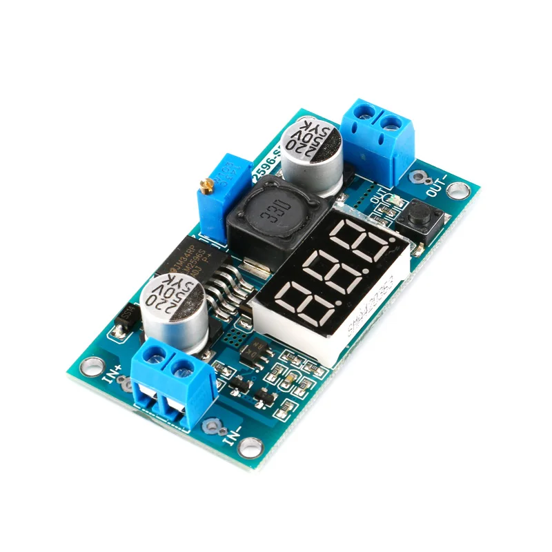 digital tube LM2596s DC-DC понижающий преобразователь модуль питания 3A Регулируемый понижающий модуль LM2596 регулятор напряжения 24 в 12 В 5 в 3 в - Цвет: digital tube
