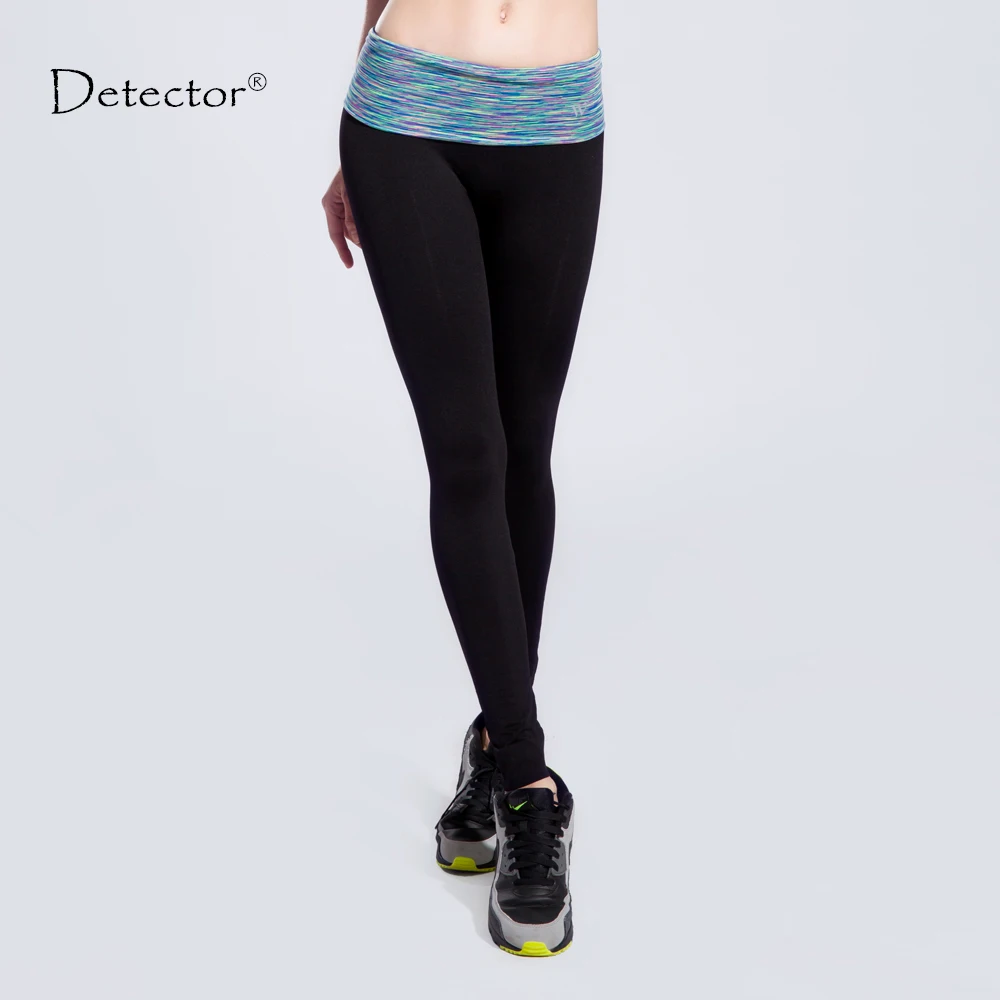 Женские Штаны Для Йоги Detector подкладка для бега фитнес-трико Спортивные Леггинсы