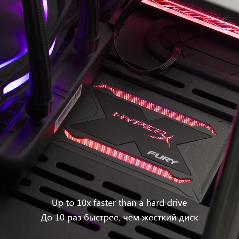 Внутренний твердотельный накопитель Kingston RGB HyperX FURY 2 5 дюйма SATA III 240 ГБ 480 960 HDD