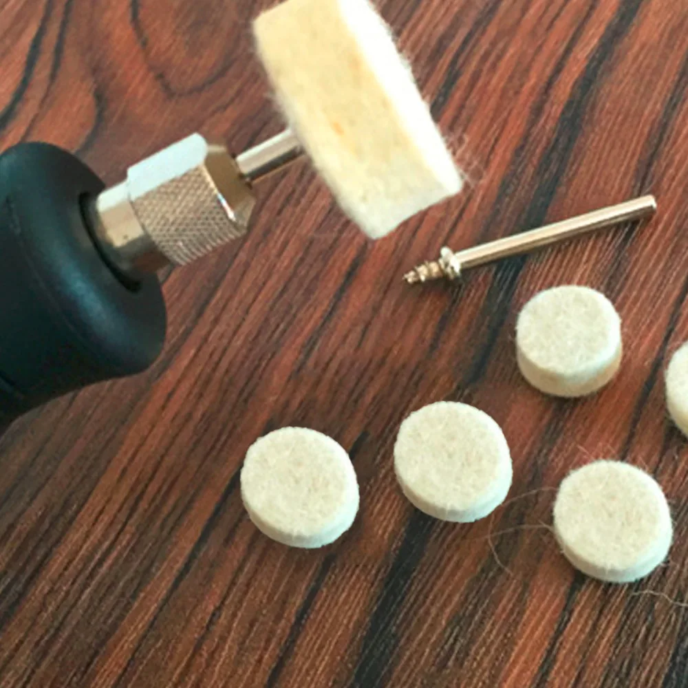 Аксессуары Dremel зернистость шерсть войлок полировка 50 шт. шерстяное полировочное