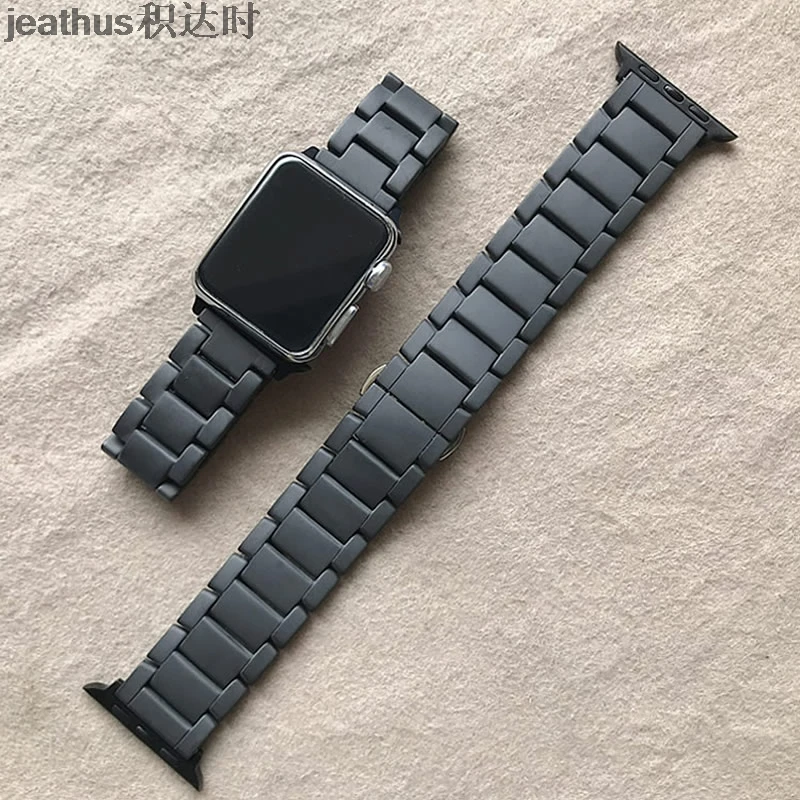Ремешок для часов Jeathus сменный apple watch 1 2 3 4 керамический ремешок iwatch новый модный