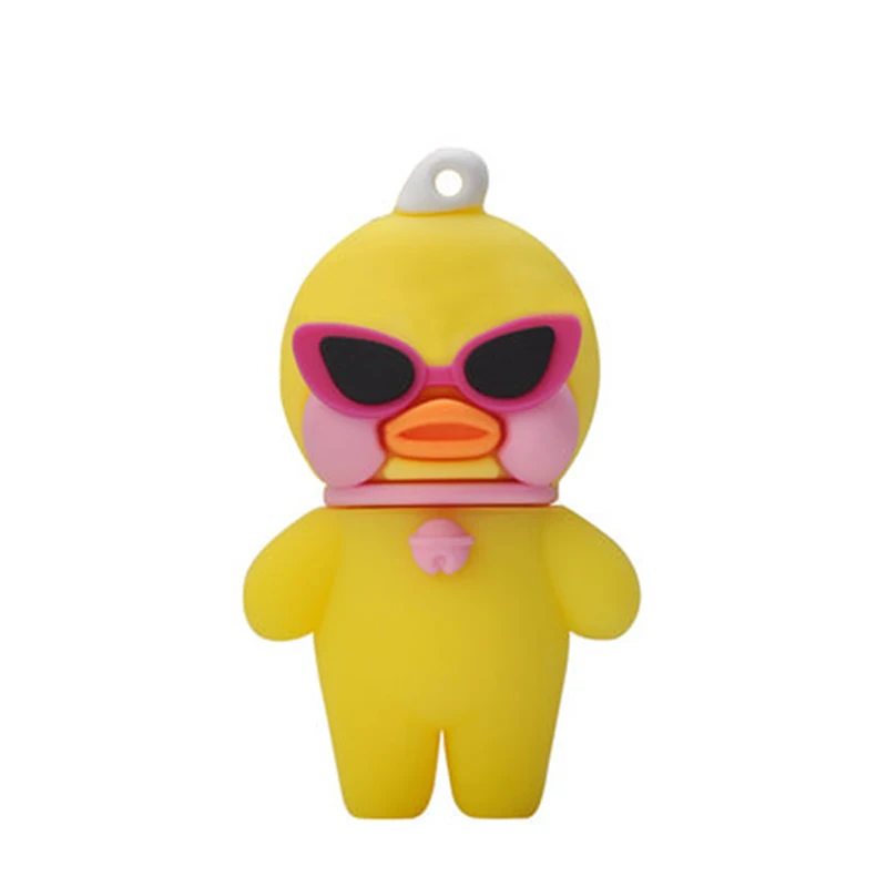Новый Желтый Гиалуроновая кислота утка Usb флэш накопитель Флешка 8 ГБ 16 32 64 Гб