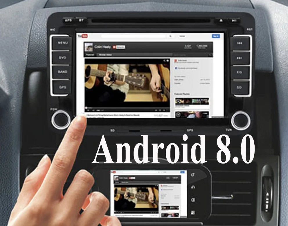 2 Din 7 дюймов android 8 0 радио автомобиль Volkswagen VW Гольф 6 touran passat B7 sharan Lavida поло с navi gps