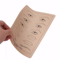 blank eyebrow lips artificial soft leather tattoo simulation practice skin for needle machine supply tattoo accesories