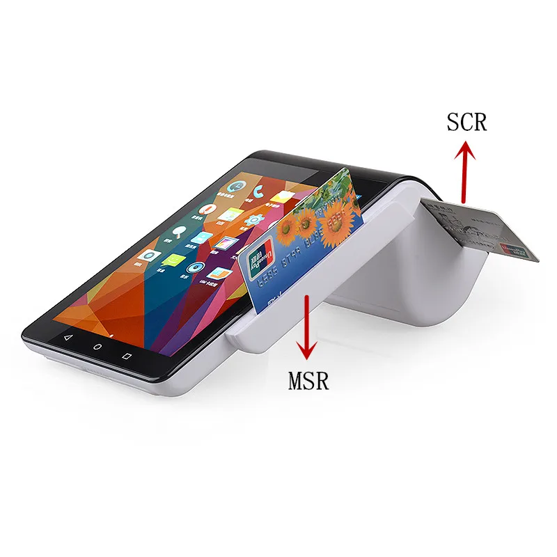 PT7003 портативный android 5 1 OS 7 ''сенсорный экран pos система Подставка для планшета с