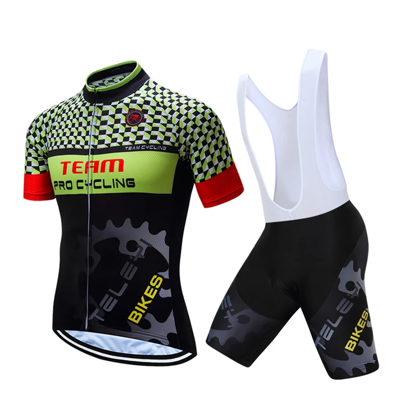 6 Teleyi летний комплект для велоспорта, roupa ciclismo, Спортивная Мужская одежда для велоспорта, hombre, короткая велосипедная майка - Цвет: 6