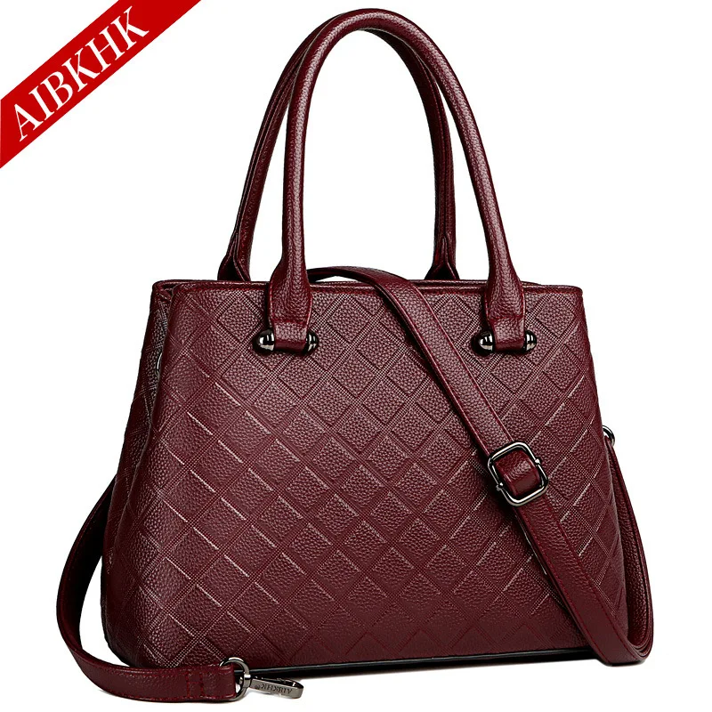 S9211-Burgundy Роскошные дизайнерские сумки от известного бренда, Сумка с верхней ручкой, сумки через плечо для женщин, модная кожаная сумка-тоут для девушек, ручная сумка - Цвет: S9211-Burgundy