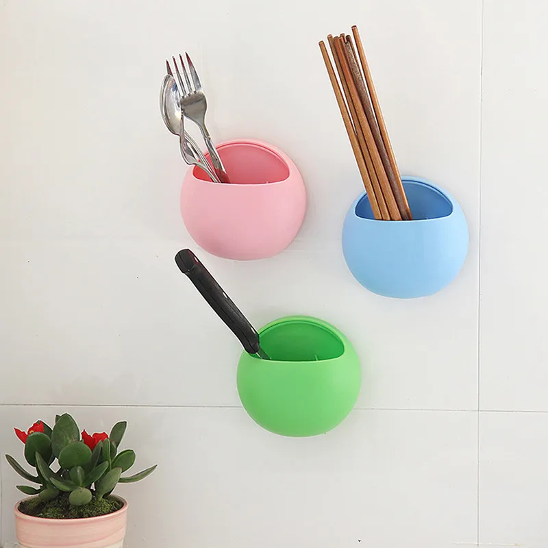 

New Hot Home Bathroom Toothbrush Holder Wall Mounted Type Bathroom Shelves Useful Plastic Home Bathroom Toothbrush Holder