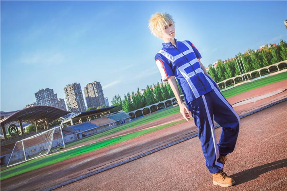 VEVEFHUANG Boku no Hero Academy My Hero Academy OCHACO URARAKA мидория изуку Bakugou Midoriya Iida спортивная форма для школьников Косплей