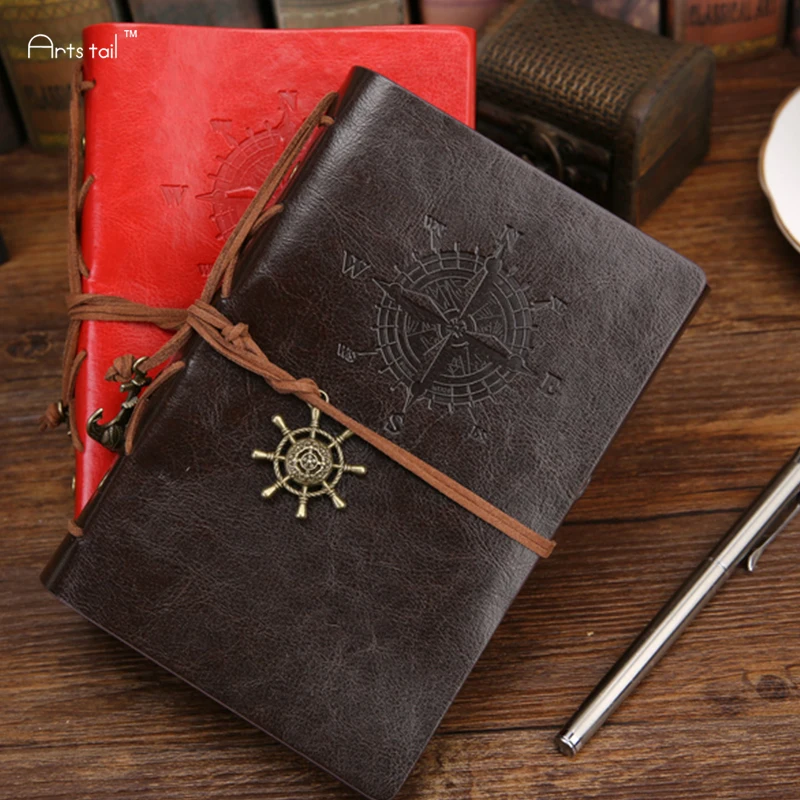 Обложка из искусственной кожи винтажный пиратский дневник записная книжка с