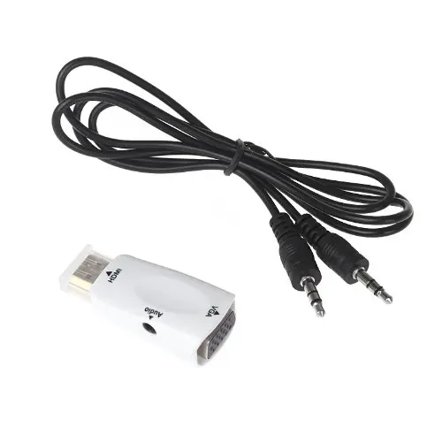 Совершенно новый 1080P HDMI папа к VGA Женский адаптер видео конвертер с аудио выходом |