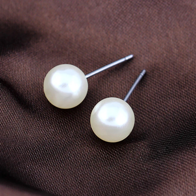 White Shell Faux Pearl Necklace Bracelet Earring Fashion Jewelry Set | Украшения и аксессуары