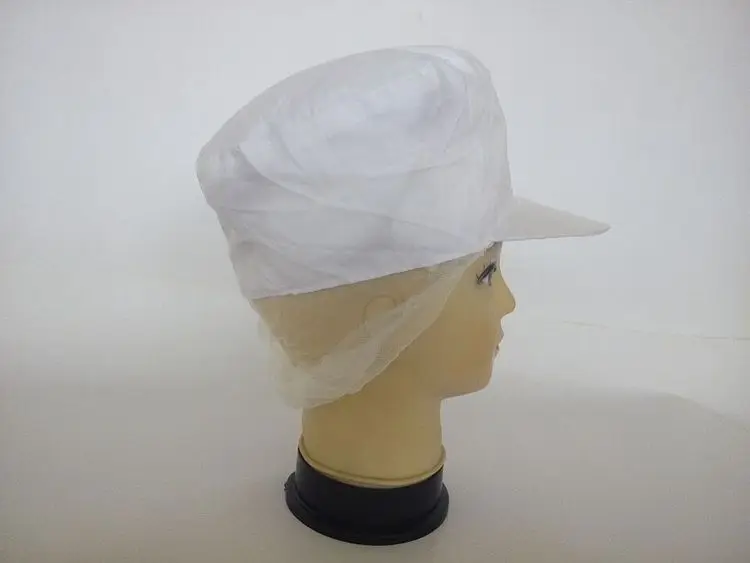 5PCS ---White mesh men's food cap work hat free shipping | Безопасность и защита
