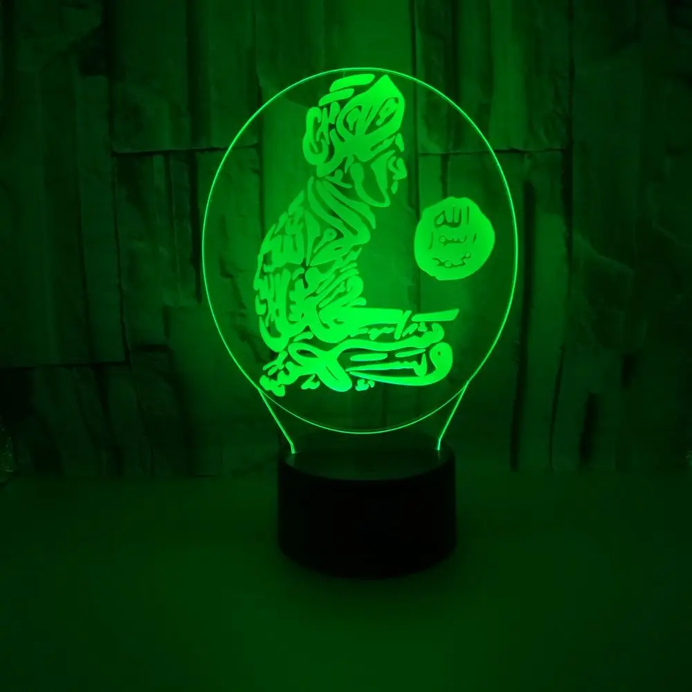 Креативная индивидуальная настольная лампа 3d освещения Электронная креативная