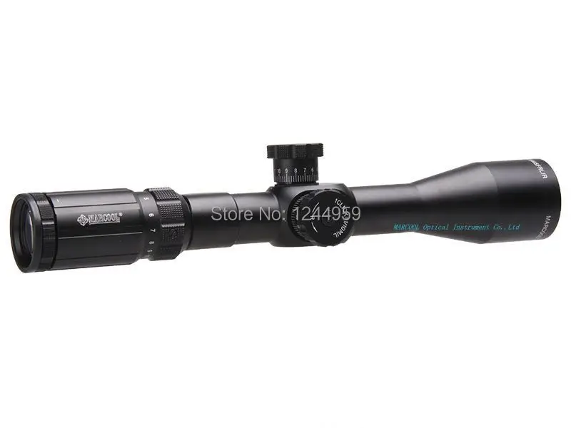 MARCOOL New TMD 4 14X44 SP IR FFP R & G Illuminated Rifle Scope for Airsoft Hunting w/ Army Sniping Weapon Crosshair on Target|rifle scopes