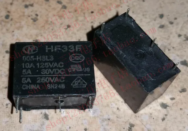 

Реле HF33F 005-HSL3 33F-1A-5V-Высокая устойчивость