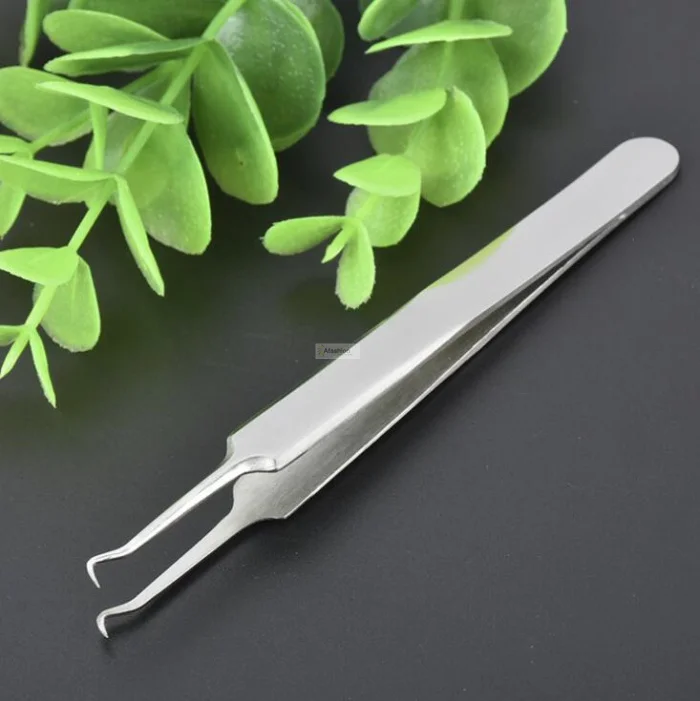 1pc Stainless Steel Acne Needle Face easy hold Blackhead Removal Tweezers facial Care Beauty Repair 